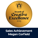 2025 Sales Achievement - Megan Corfield